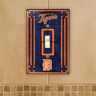 Detroit Tigers Glass Single Light Switch Plate Cover