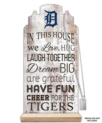 Detroit Tigers In This House Mask Holder