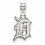 Detroit Tigers Sterling Silver Small Pendant