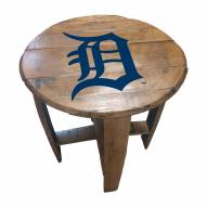 Detroit Tigers Oak Barrel Table