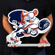 Detroit Tigers Outfield Kitty 24" Steel Logo Sign