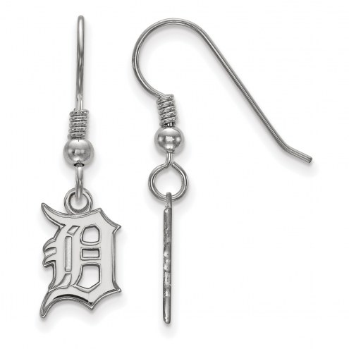 Detroit Tigers Sterling Silver Small Dangle Earrings