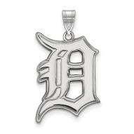 Detroit Tigers Sterling Silver Extra Large Pendant