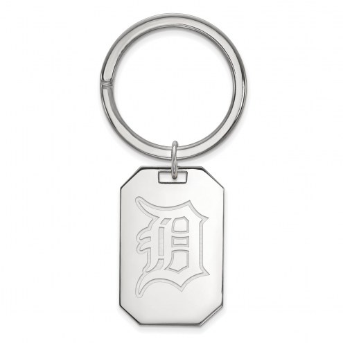 Detroit Tigers Sterling Silver Key Chain
