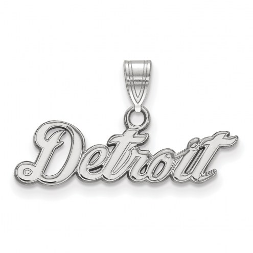 Detroit Tigers Sterling Silver Small Pendant