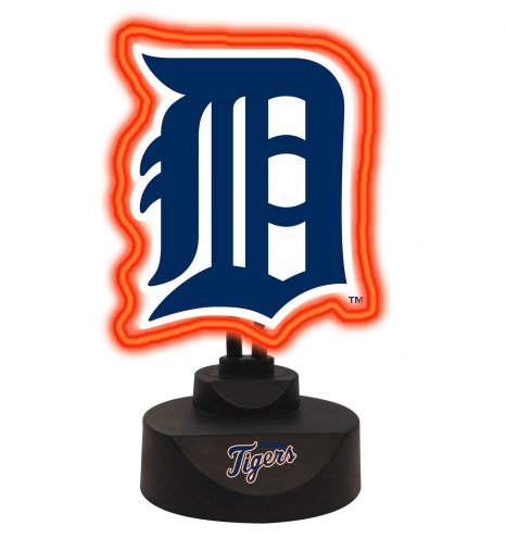 Detroit Tigers Team Logo Neon Light