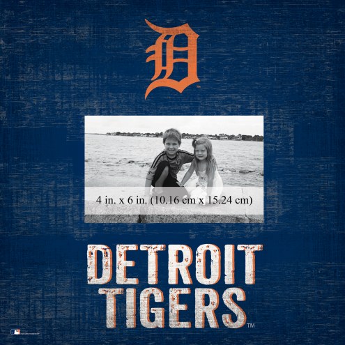 Detroit Tigers Team Name 10&quot; x 10&quot; Picture Frame