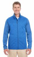Devon & Jones Men's Newbury Colorblock Melange Fleece Full-Zip Jacket