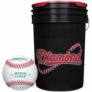 Diamond 6 Gallon Ball Bucket with 30 ODB Baseballs
