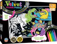 Dinosaurs 60 Piece Velvet Coloring Puzzle