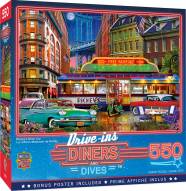 Drive-Ins, Diners and Dives Rickey's Diner Car 550 Piece Puzzle