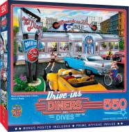 Drive-Ins, Diners and Dives Rock & Rolla Diner 550 Piece Puzzle