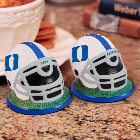 Duke Blue Devils Football Helmet Salt and Pepper Shakers