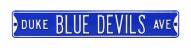 Duke Blue Devils NCAA Embossed Street Sign