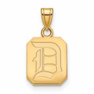 Duquesne Dukes Sterling Silver Gold Plated Small Pendant