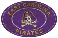 East Carolina Pirates 46" Heritage Logo Oval Sign