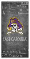 East Carolina Pirates 6" x 12" Chalk Playbook Sign