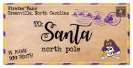 East Carolina Pirates 6" x 12" To Santa Sign