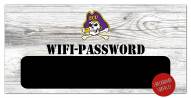 East Carolina Pirates 6" x 12" Wifi Password Sign