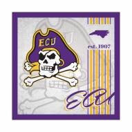 East Carolina Pirates Album 10" x 10" Sign