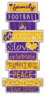 East Carolina Pirates Celebrations Stack Sign