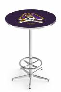 East Carolina Pirates Chrome Bar Table with Foot Ring