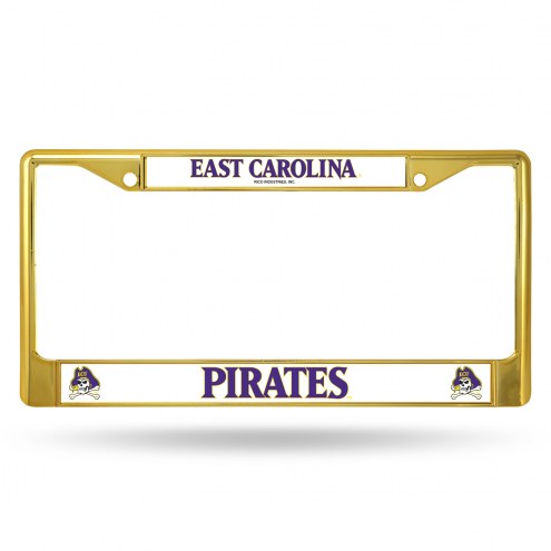 East Carolina Pirates Colored Chrome License Plate Frame