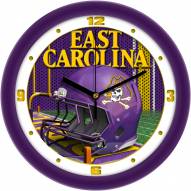 East Carolina Pirates Football Helmet Wall Clock