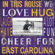 East Carolina Pirates In This House 10" x 10" Picture Frame