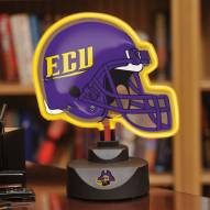 East Carolina Pirates Neon Helmet Desk Lamp