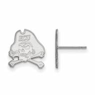 East Carolina Pirates Sterling Silver Small Post Earrings
