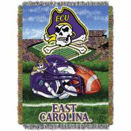 East Carolina Pirates NCAA Woven Tapestry Throw Blanket