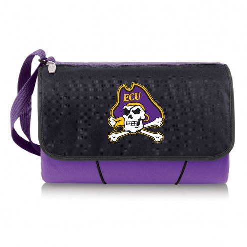 East Carolina Pirates Purple Blanket Tote