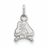 East Carolina Pirates Sterling Silver Extra Small Pendant