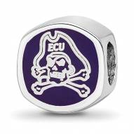 East Carolina Pirates Sterling Silver Logo Bead