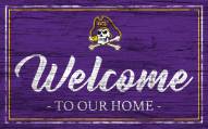 East Carolina Pirates Welcome to our Home 6" x 12" Sign