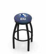 Eastern Illinois Panthers Black Swivel Bar Stool with Accent Ring
