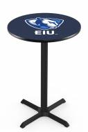 Eastern Illinois Panthers Black Wrinkle Bar Table with Cross Base