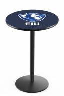 Eastern Illinois Panthers Black Wrinkle Bar Table with Round Base