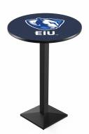 Eastern Illinois Panthers Black Wrinkle Pub Table with Square Base