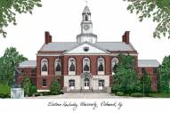 Eastern Kentucky Colonels Campus Images Lithograph