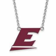 Eastern Kentucky Colonels Sterling Silver Large Enameled Pendant Necklace