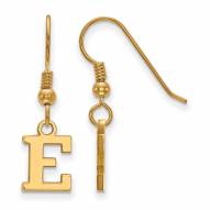 Eastern Michigan Eagles Sterling Silver Gold Plated Extra Small Dangle Earrings