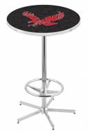 Eastern Washington Eagles Chrome Bar Table with Foot Ring