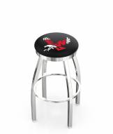 Eastern Washington Eagles Chrome Swivel Bar Stool with Accent Ring