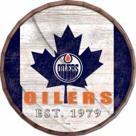 Edmonton Oilers 24" Flag Barrel Top