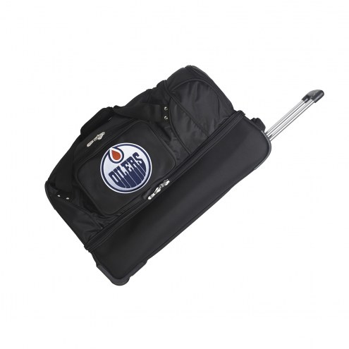 Edmonton Oilers 27&quot; Drop Bottom Wheeled Duffle Bag