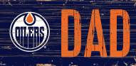 Edmonton Oilers 6" x 12" Dad Sign