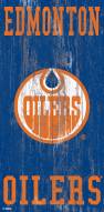 Edmonton Oilers 6" x 12" Heritage Logo Sign