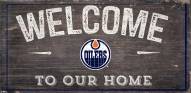 Edmonton Oilers 6" x 12" Welcome Sign
